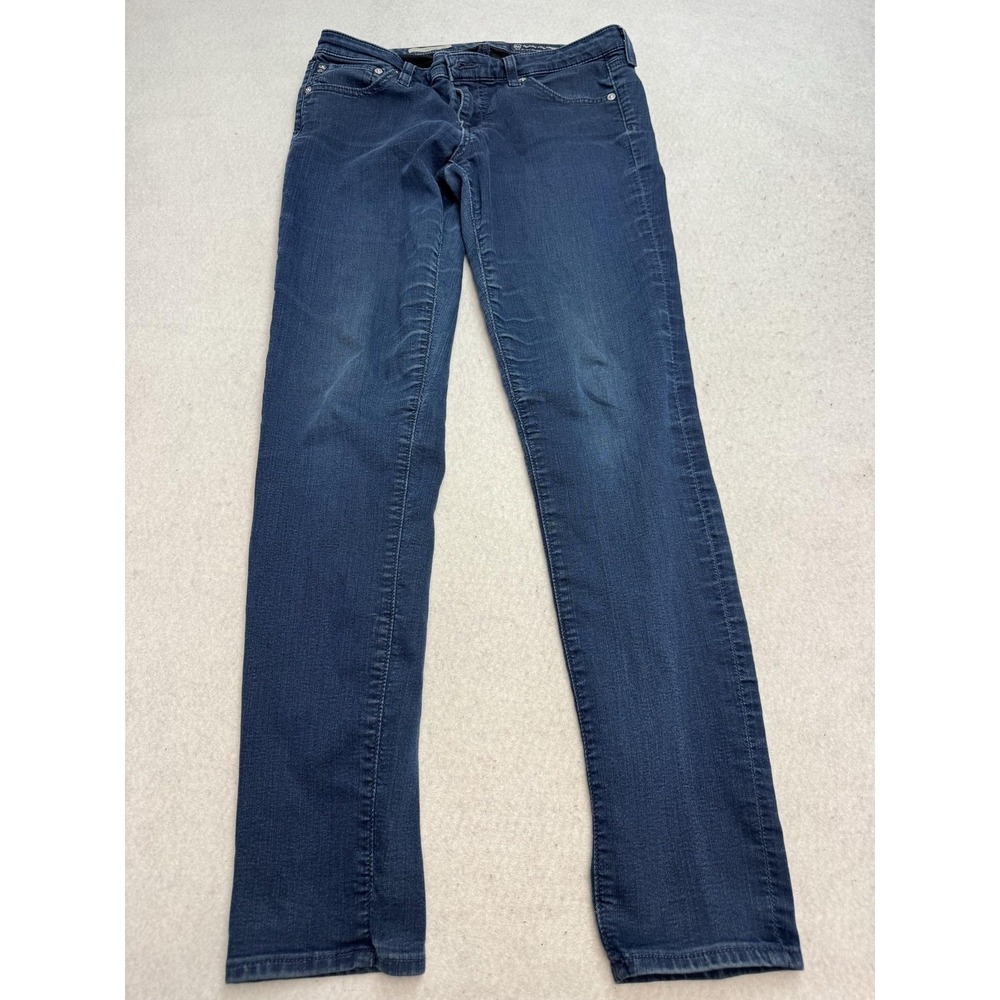 AG Adriano Goldschmied Jeans Womens‎ 29R Blue Legging Super Skinny Dark Wash